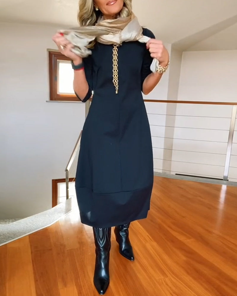 Inès - Robe Maxi Vintage Élégante et Confortable