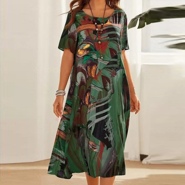 Arielle - Robe fleurie confortable