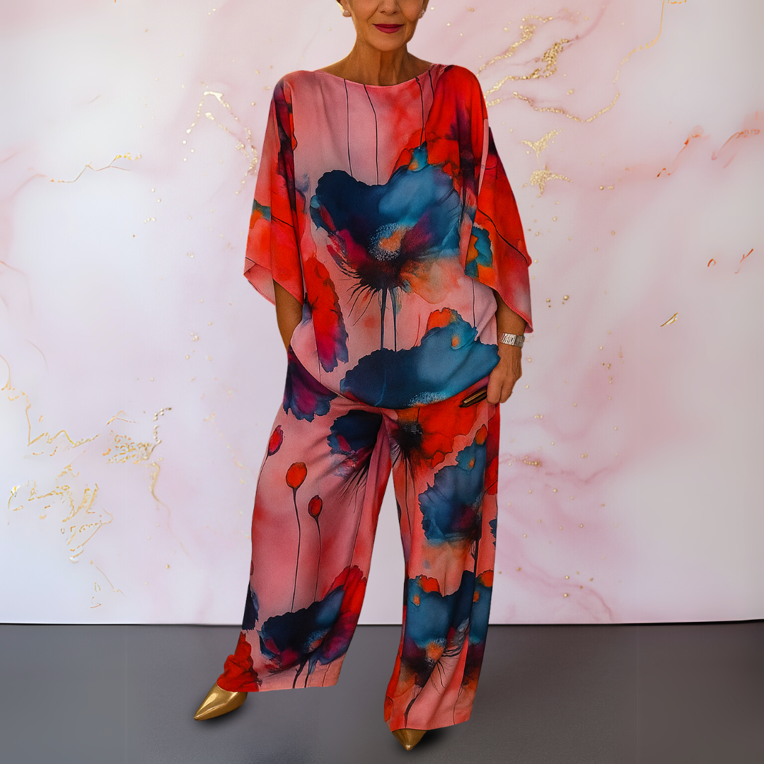 Ysella - Ensemble Satiné Deux Pièces pour Femmes au Style Audacieux et Raffiné