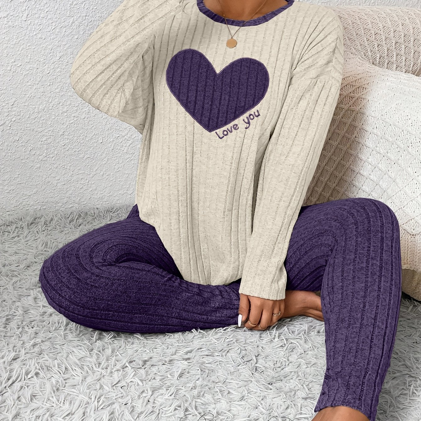 Javelle - Ensemble Loungewear Cœur Confort Relax