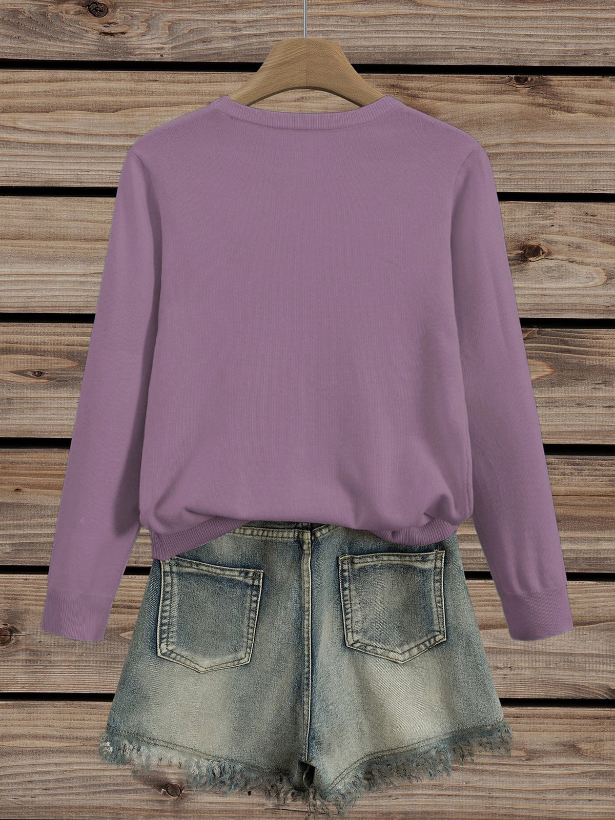 Yenthe - Pull femme à fleurs imprimées et col rond