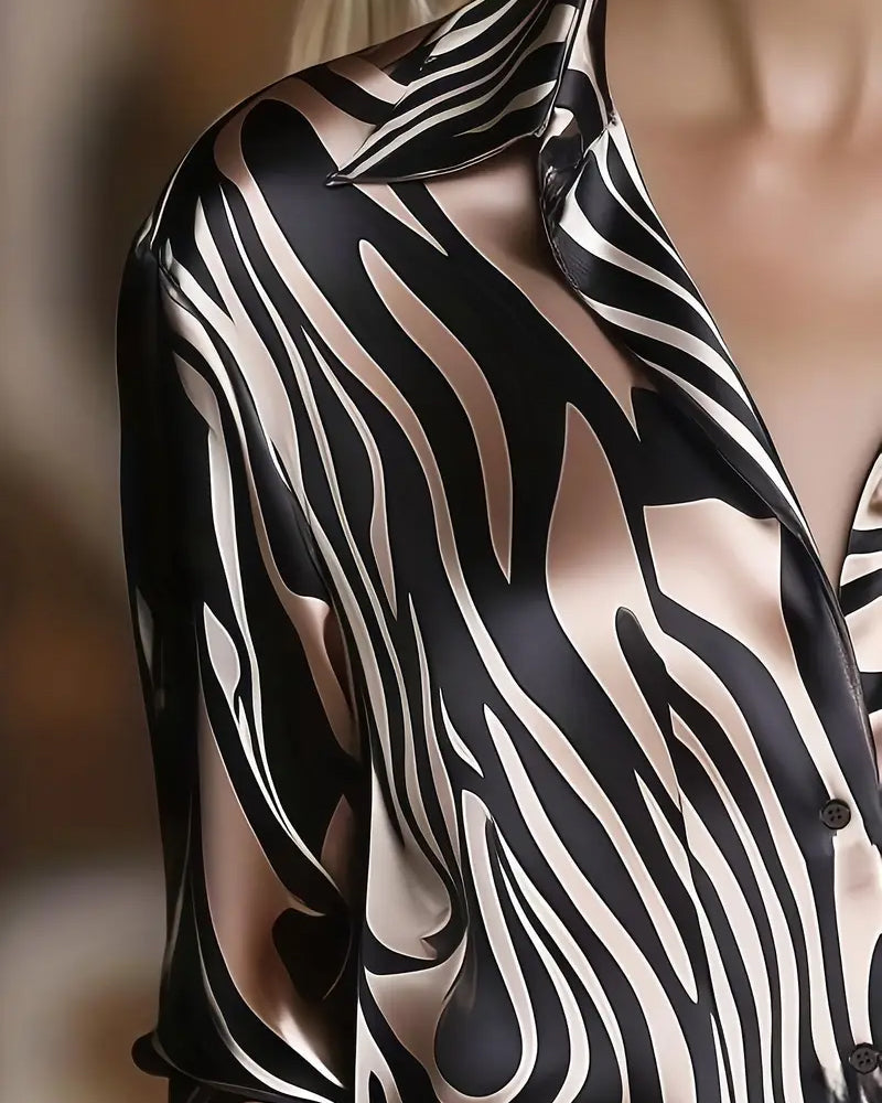 Cylissa - Chemise Imprimée Élégante pour Femme