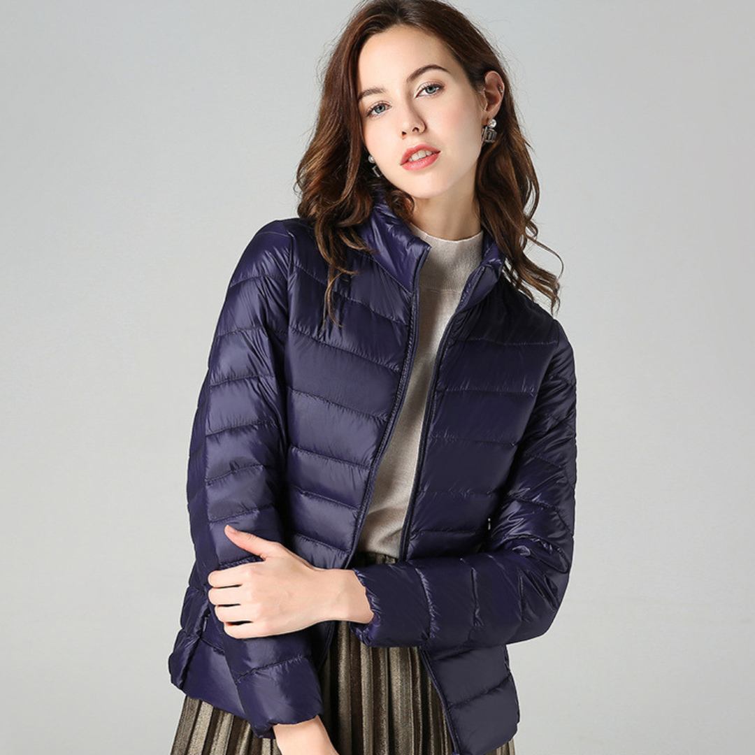 Rhoselle - Veste En Duvet Ultralégère Avec Plis Sophistiqués