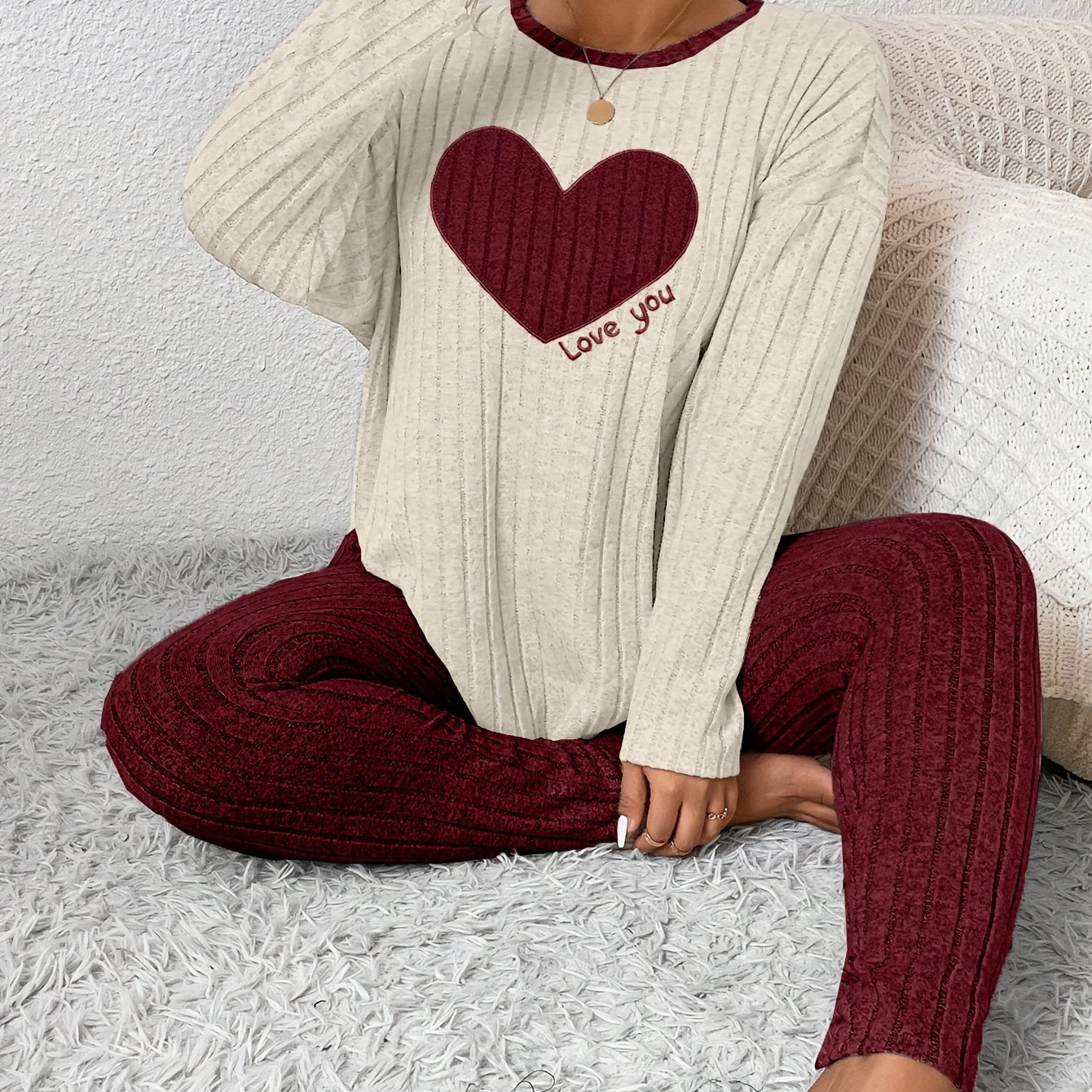 Javelle - Ensemble Loungewear Cœur Confort Relax