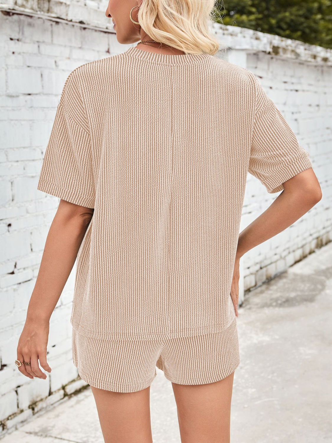 Pherina - Ensemble de Loungewear en Velours Côtelé Confortable