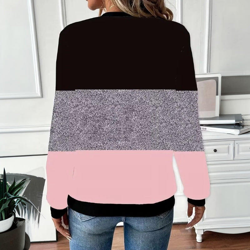 Joravessia - Sweat Colorblock Vintage Cœur