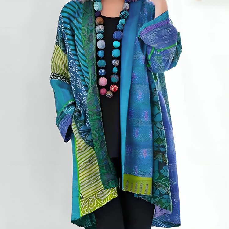 Pierrette - Cardigan Bohème en Coton et Lin