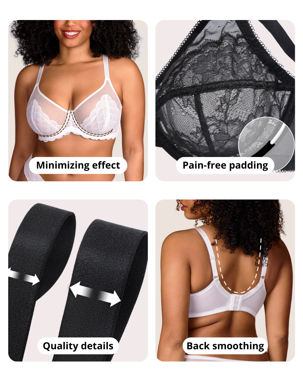 Tahlira - Soutien-Gorge Réducteur de Poitrine – Confort Invisible, Confiance Imparable