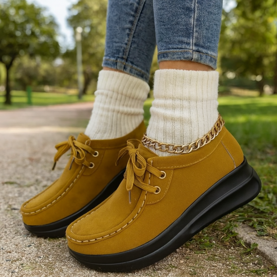 Bryella - Chaussures décontractées confortables pour femme avec semelle surélevée