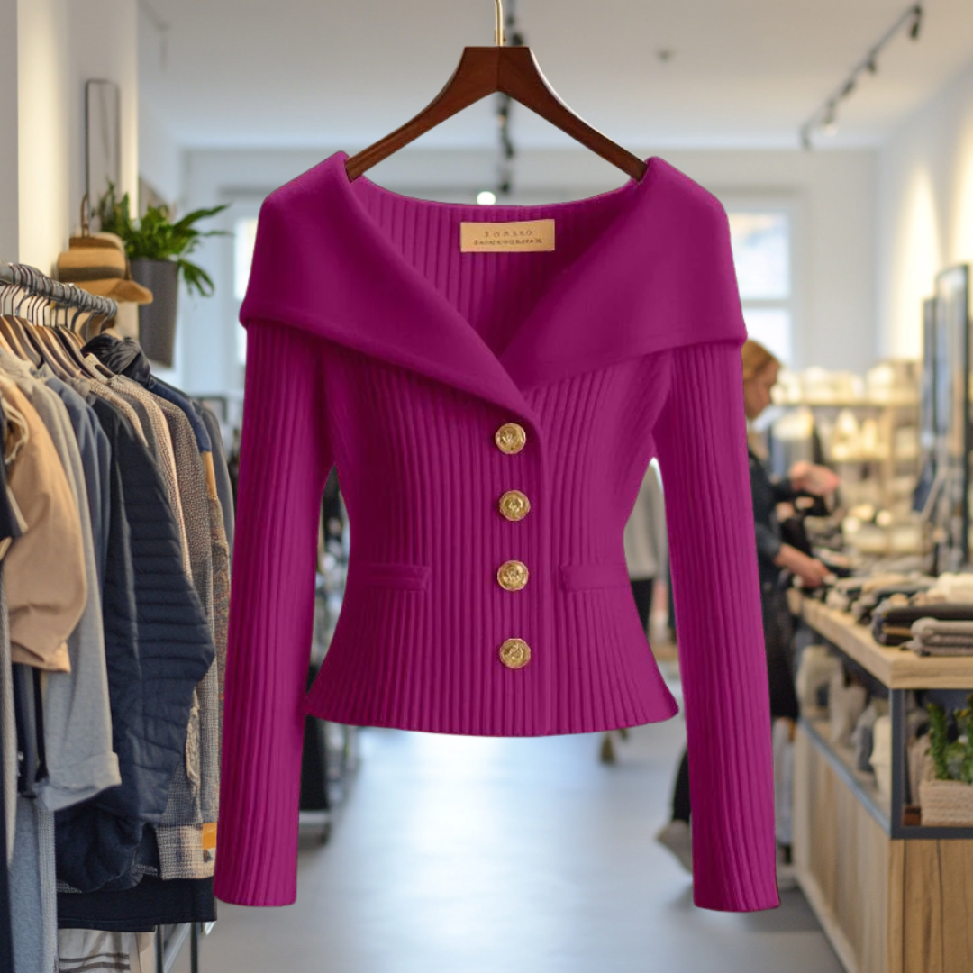 Loreta - Tricot-jacket Luxueux