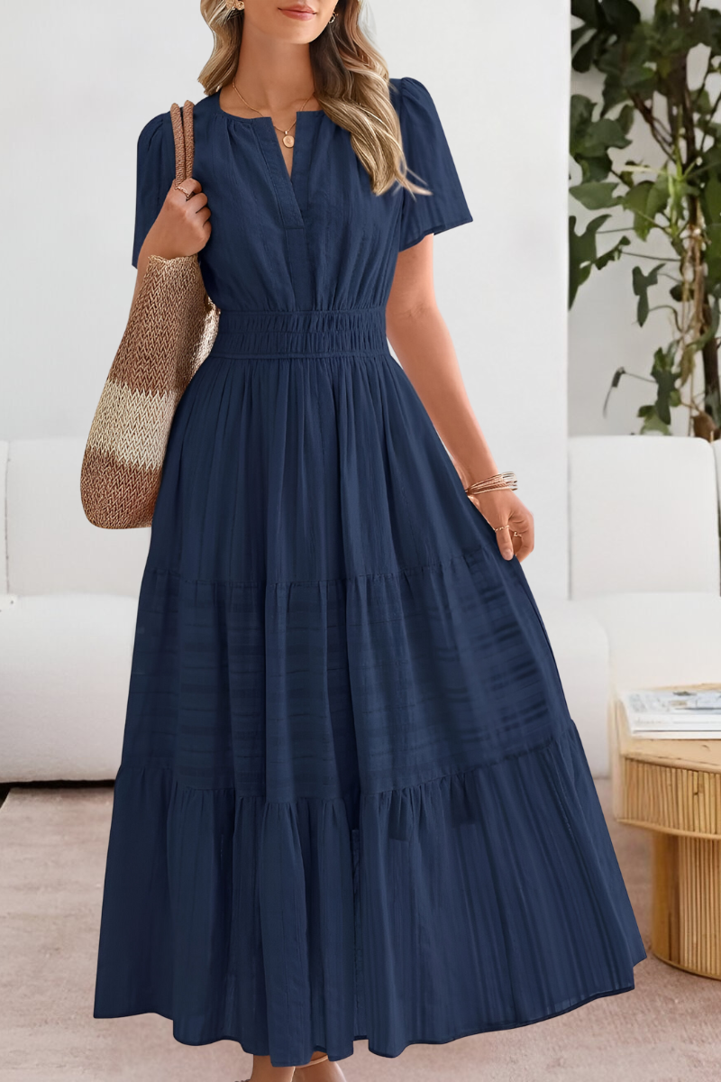 Adelphine - Robe d'Été Boho Breeze Légère et Élégante