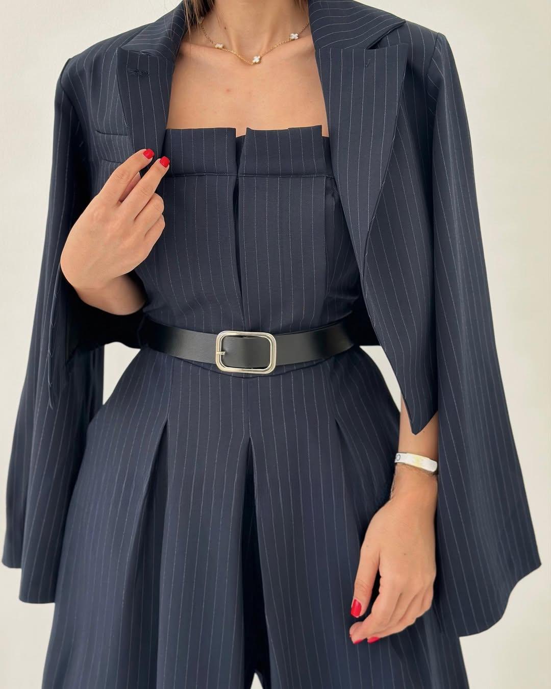 Cyravine - Ensemble Femme Bustier et Veste Style Élégant et Tendance