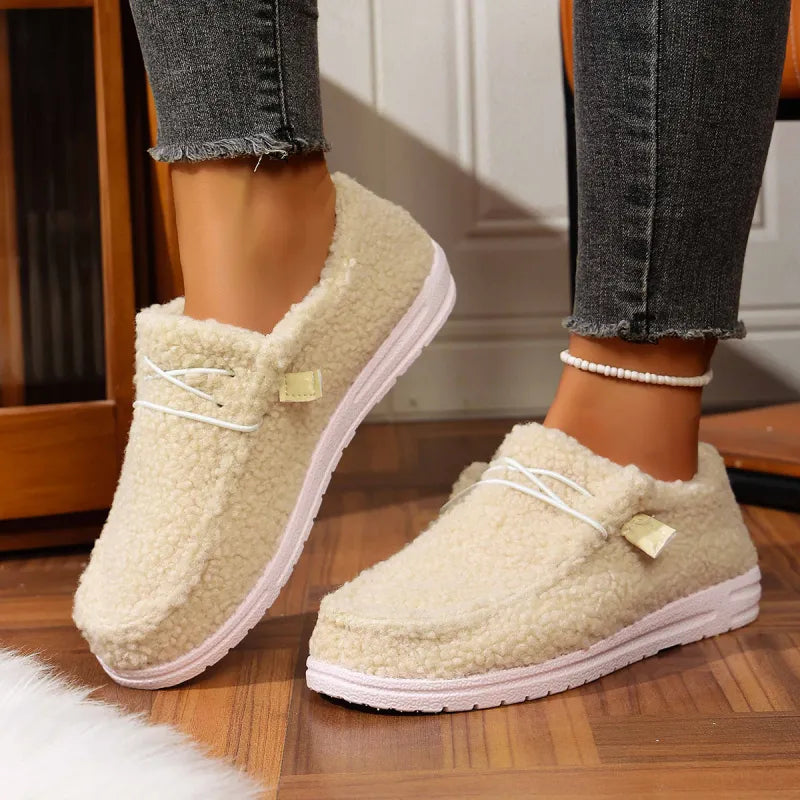 Kaelirae - Chaussons Douillets En Tissu Teddy