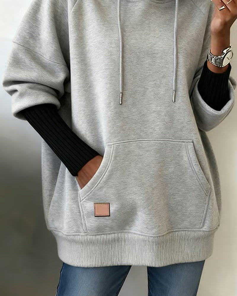 Opaline - Sweat à Capuche Décontracté Essentiel