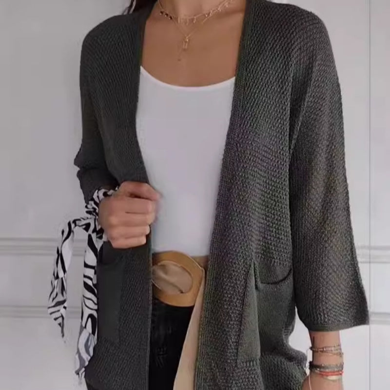 Noor - Manteau Tricoté Ouvert
