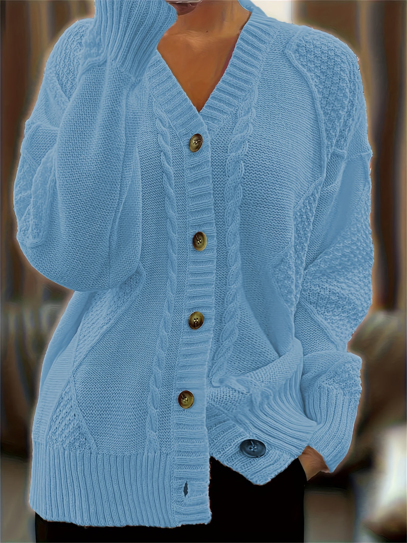 Liana - Cardigan Élégant Boutonné