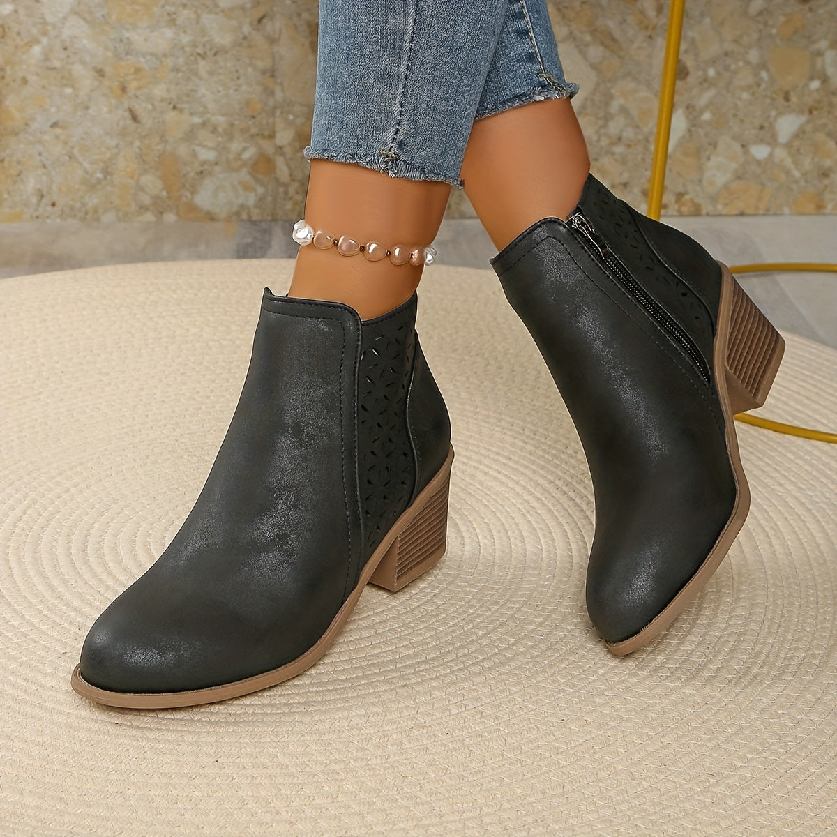 Cyenna - Bottines Confort Femme au Style Élégant