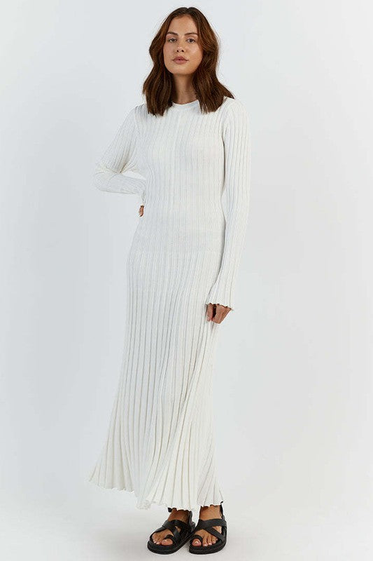 Céline - Robe Maxi Maille Femme