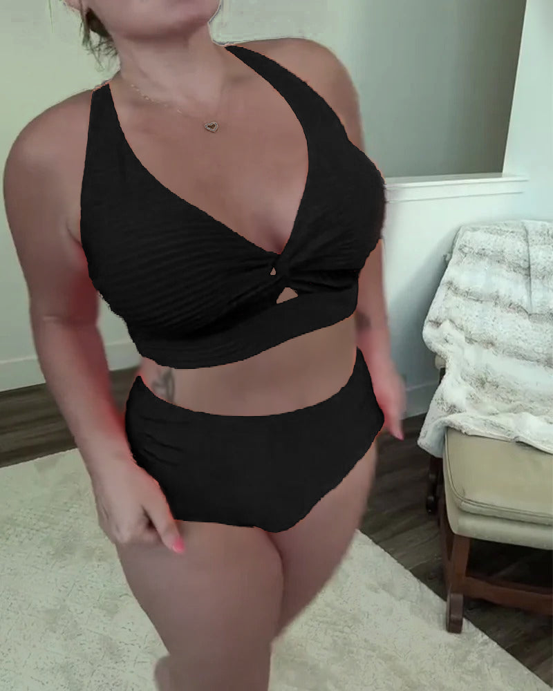 Mirelda - Bikini triangle uni décontracté | Le bikini qui sublime chaque silhouette !