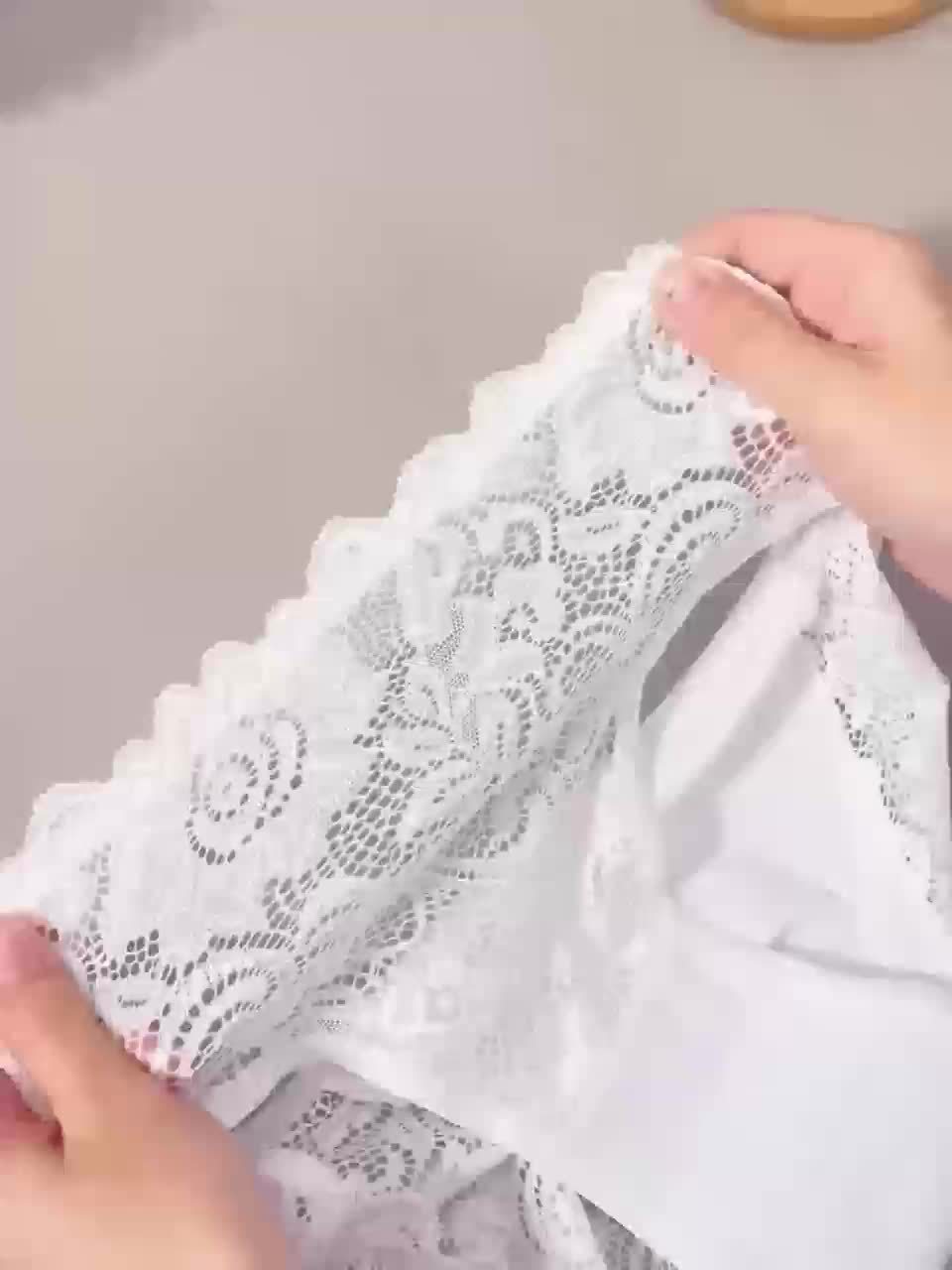 Kelmira - Lot de 10 Culottes en Dentelle Élégante Respirante
