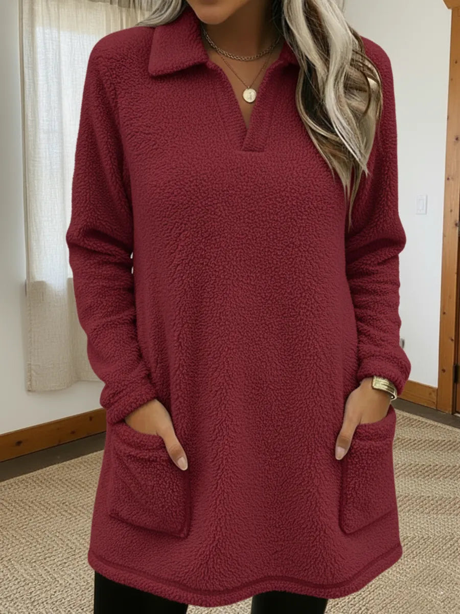 Elysavianne - Sweat Polaire Doux au Confort Enveloppant