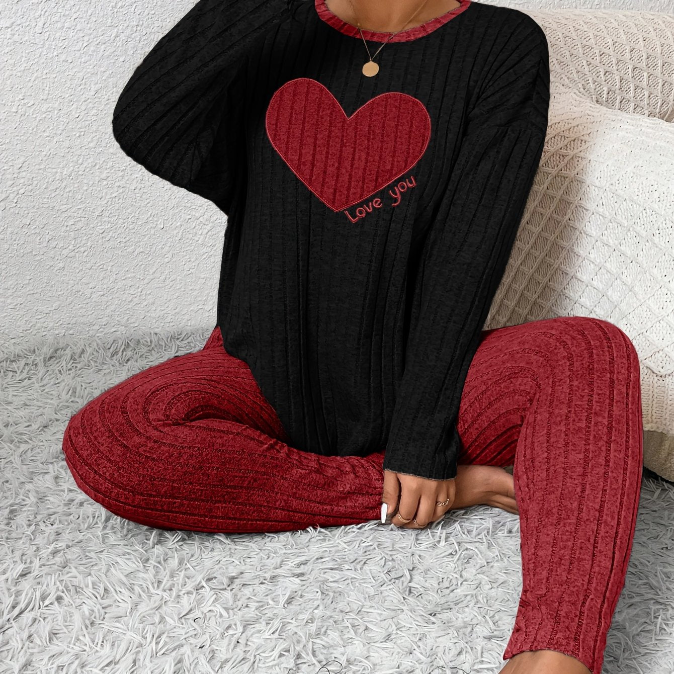 Javelle - Ensemble Loungewear Cœur Confort Relax