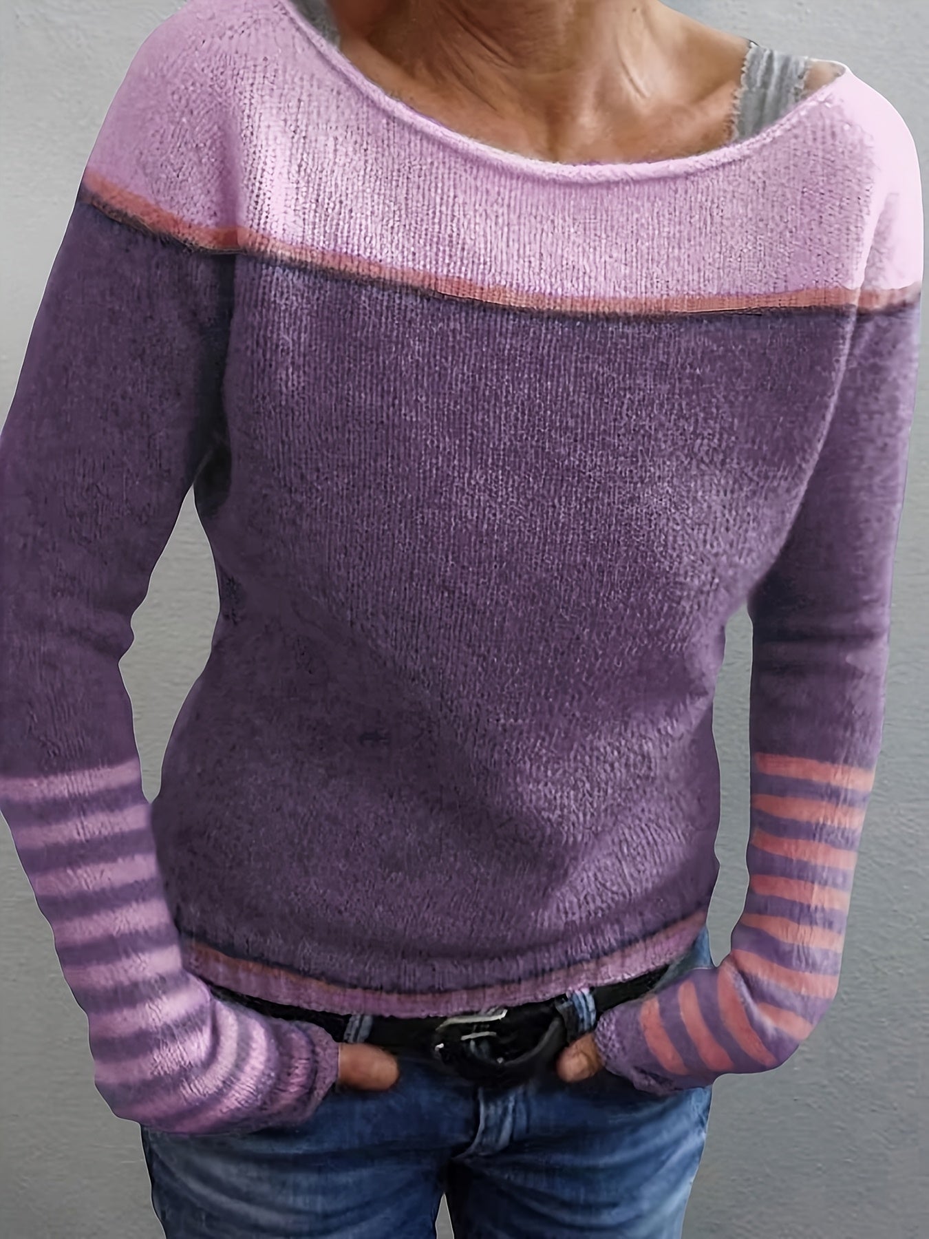 Isavielle - Pull Rayé En Cachemire