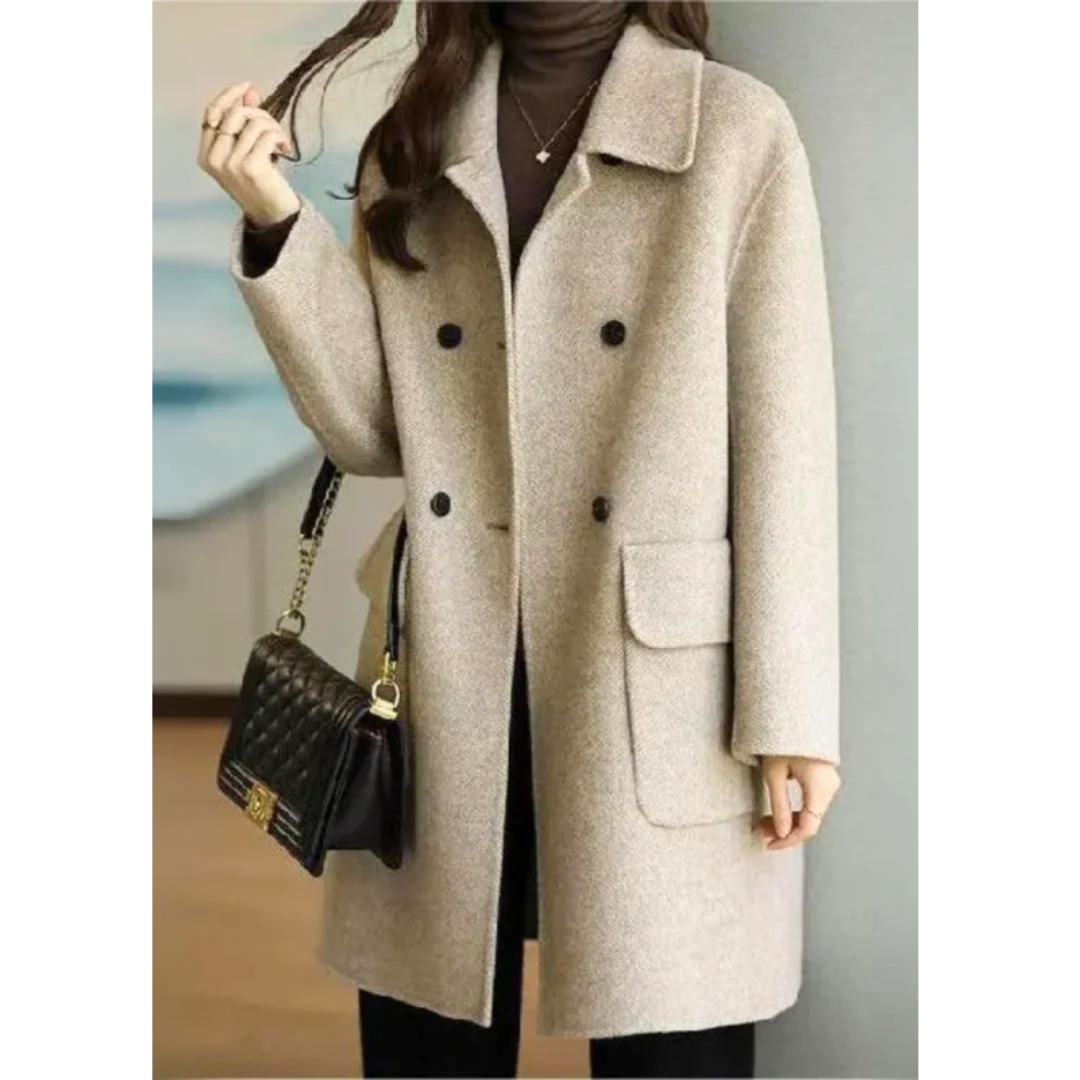 Marie - Manteau Long Élégant et Moderne