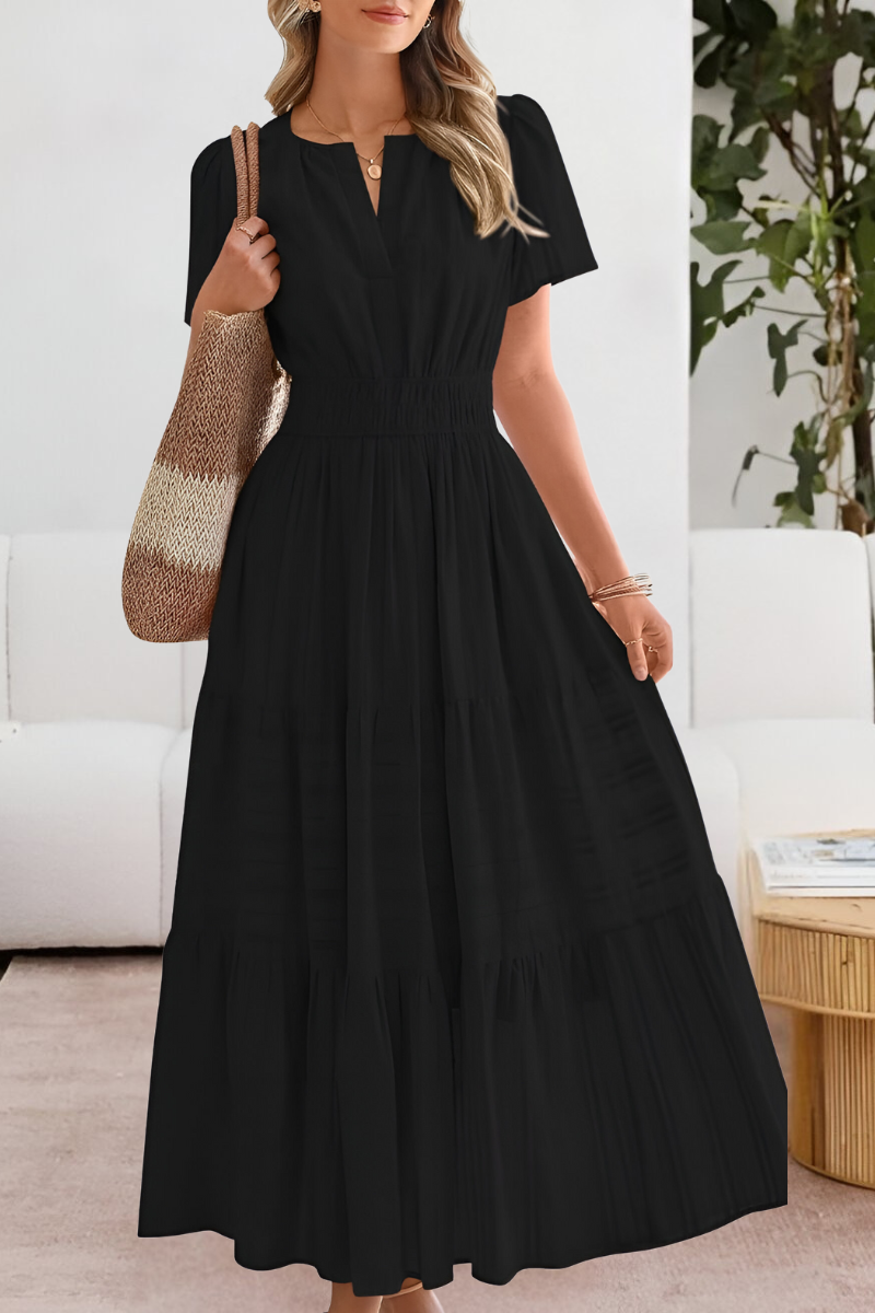 Adelphine - Robe d'Été Boho Breeze Légère et Élégante