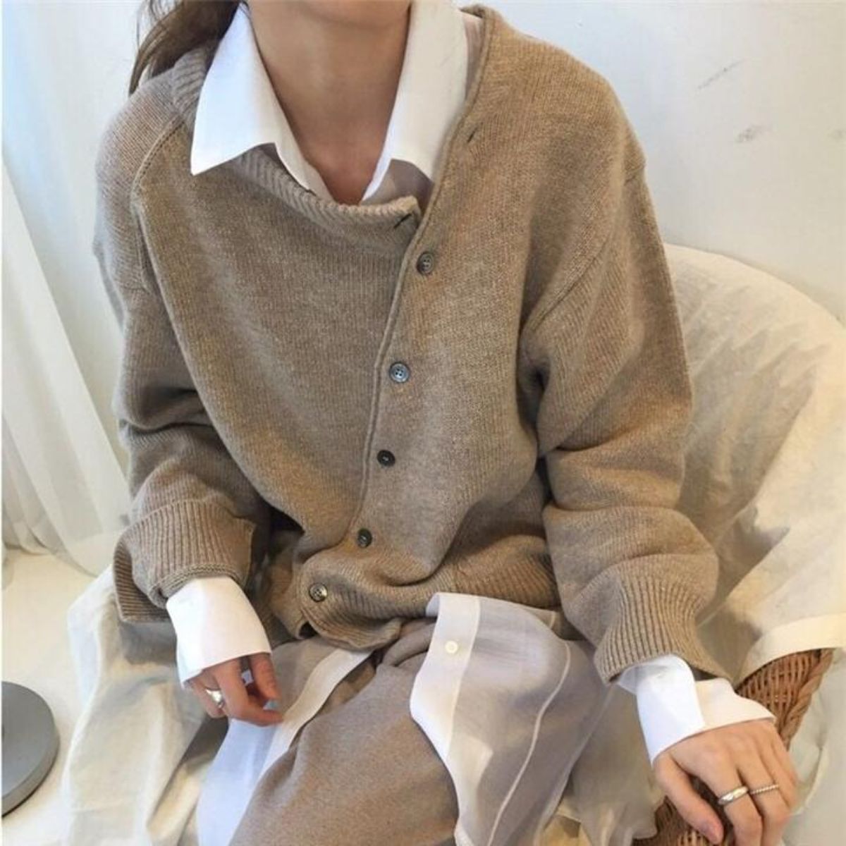 Eva - Pull Tricot Chic à Col Rond