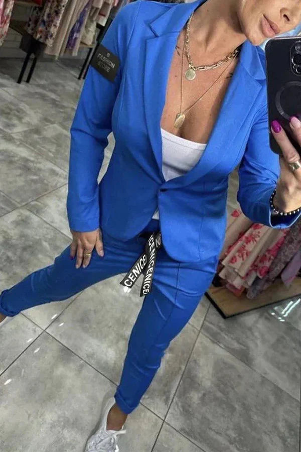 Rosindra - Ensemble deux pièces avec veste fluide et pantalon jogging confortable