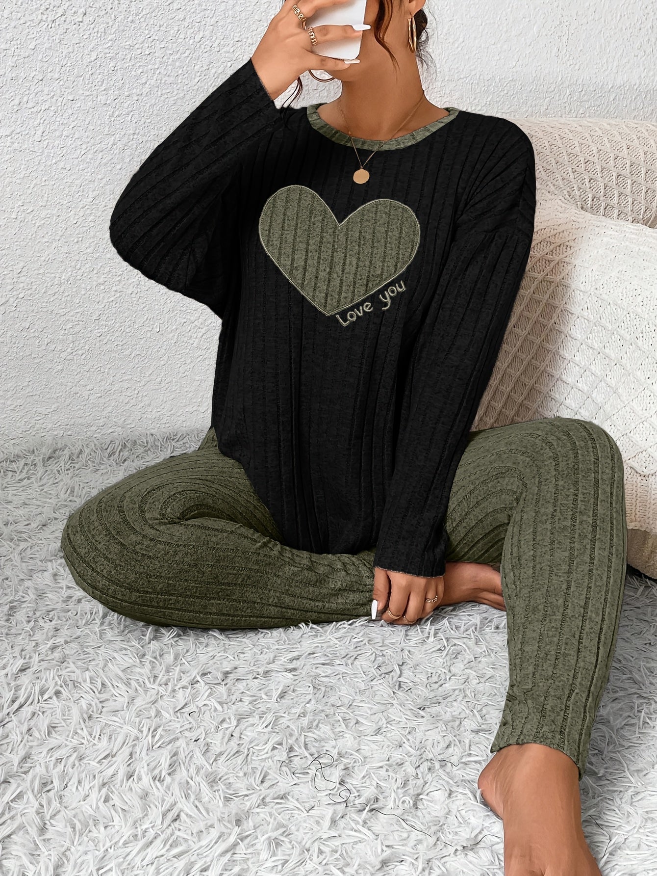 Javelle - Ensemble Loungewear Cœur Confort Relax