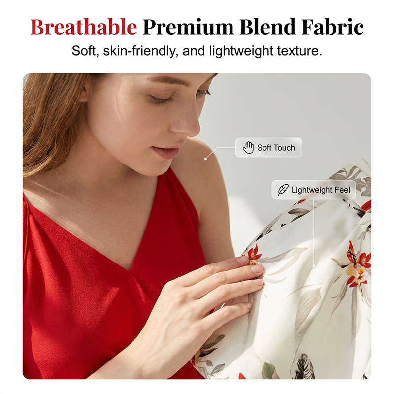 Talyndra - Ensemble Tropical Élégant avec Short Taille Haute et Col V
