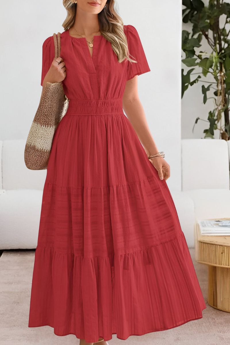 Adelphine - Robe d'Été Boho Breeze Légère et Élégante