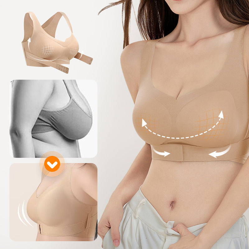 Hestia - Soutien-gorge push-up sans coutures avec fermeture à l'avant pour femmes