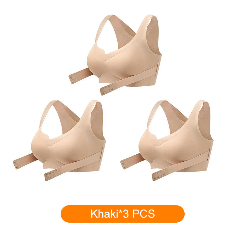 Hestia - Soutien-gorge push-up sans coutures avec fermeture à l'avant pour femmes