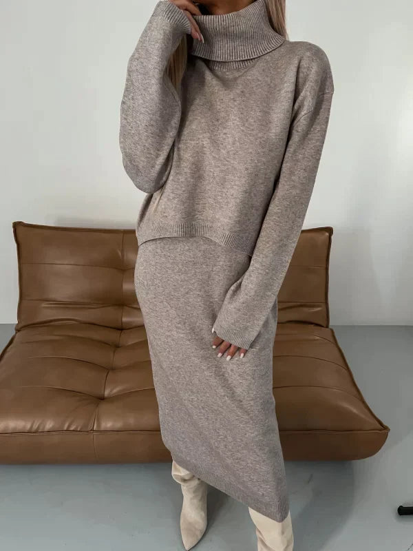 Solange - Dress with matching sweater