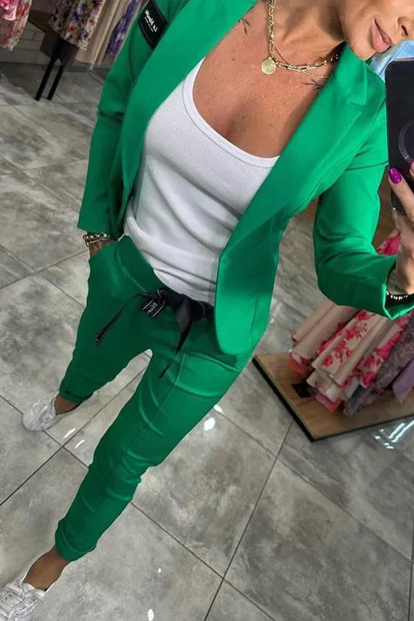 Rosindra - Ensemble deux pièces avec veste fluide et pantalon jogging confortable