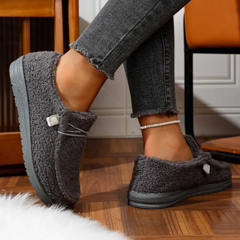 Kaelirae - Chaussons Douillets En Tissu Teddy