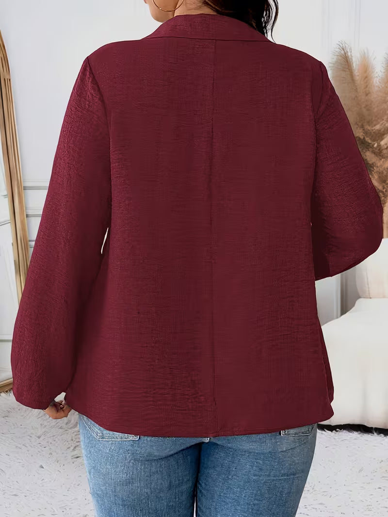 Elmyra - Chemise Fluide Boutonnée Élégante