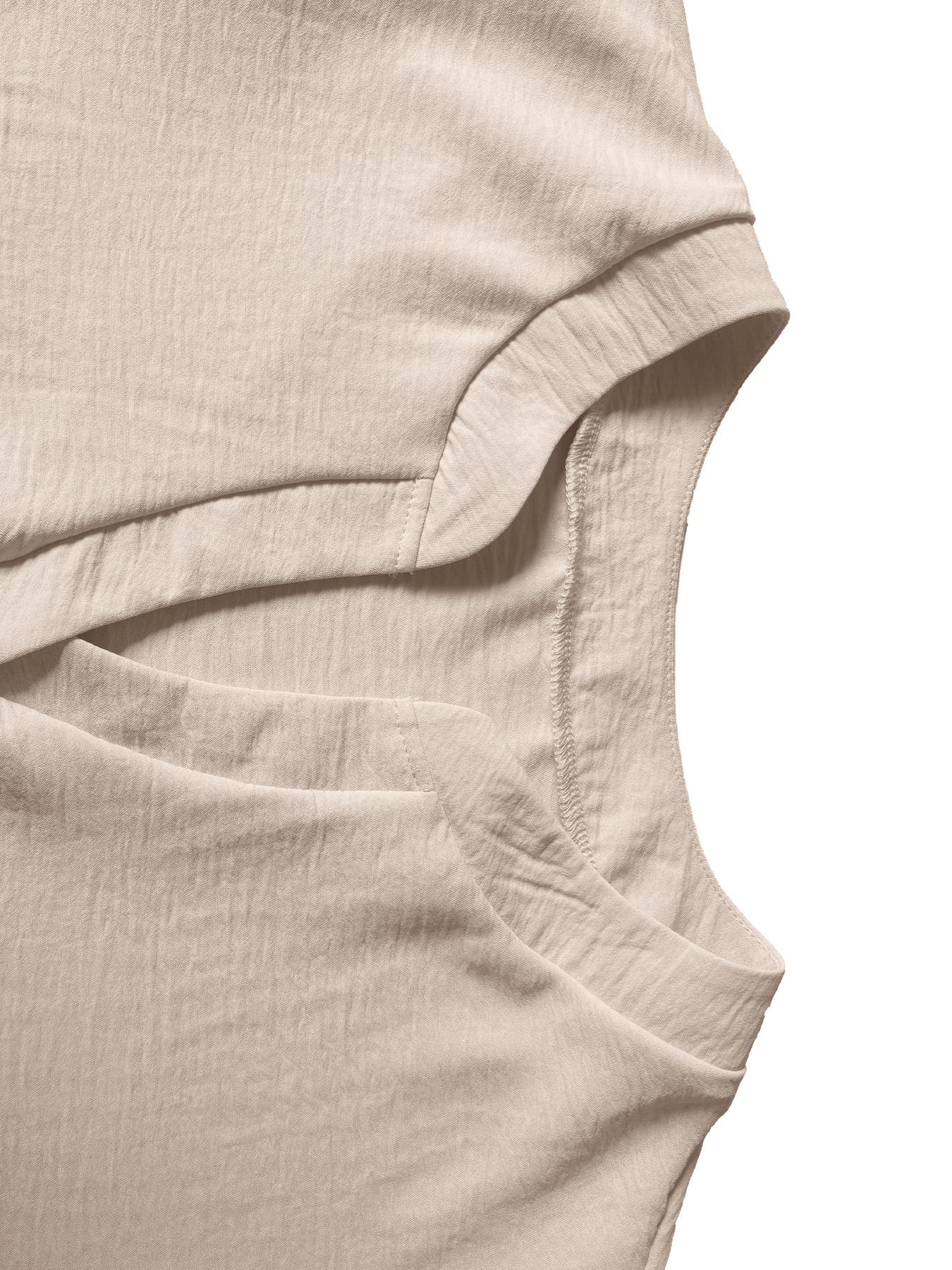 Horiana - Blouse femme grande taille à manches volantées et col V
