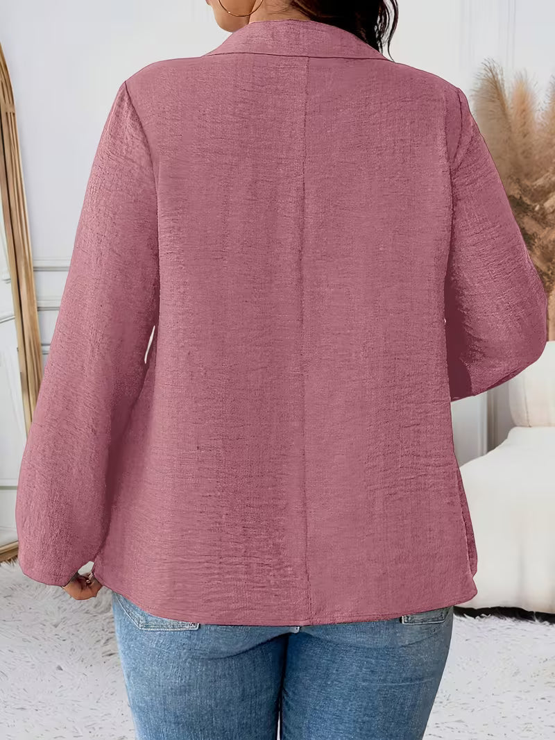 Elmyra - Chemise Fluide Boutonnée Élégante