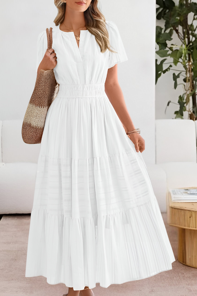 Adelphine - Robe d'Été Boho Breeze Légère et Élégante