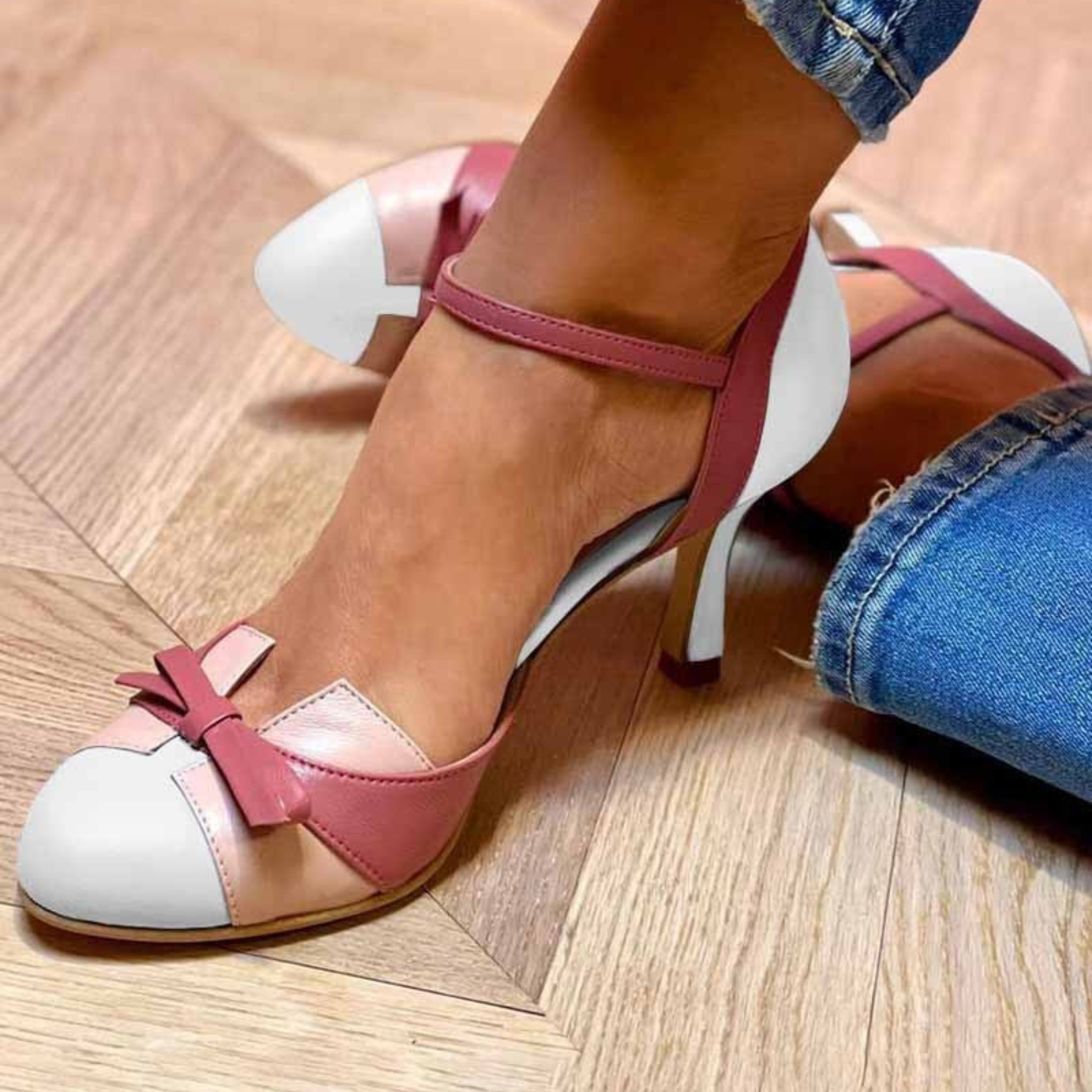 Qovira - Women's Sandals Comfortable Elegant Stable Heel Vintage Style Daily