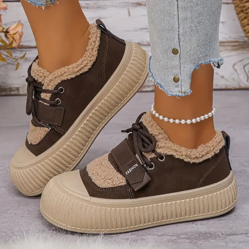 Nirelia - Women's Warm and Comfortable Winter Sneakers