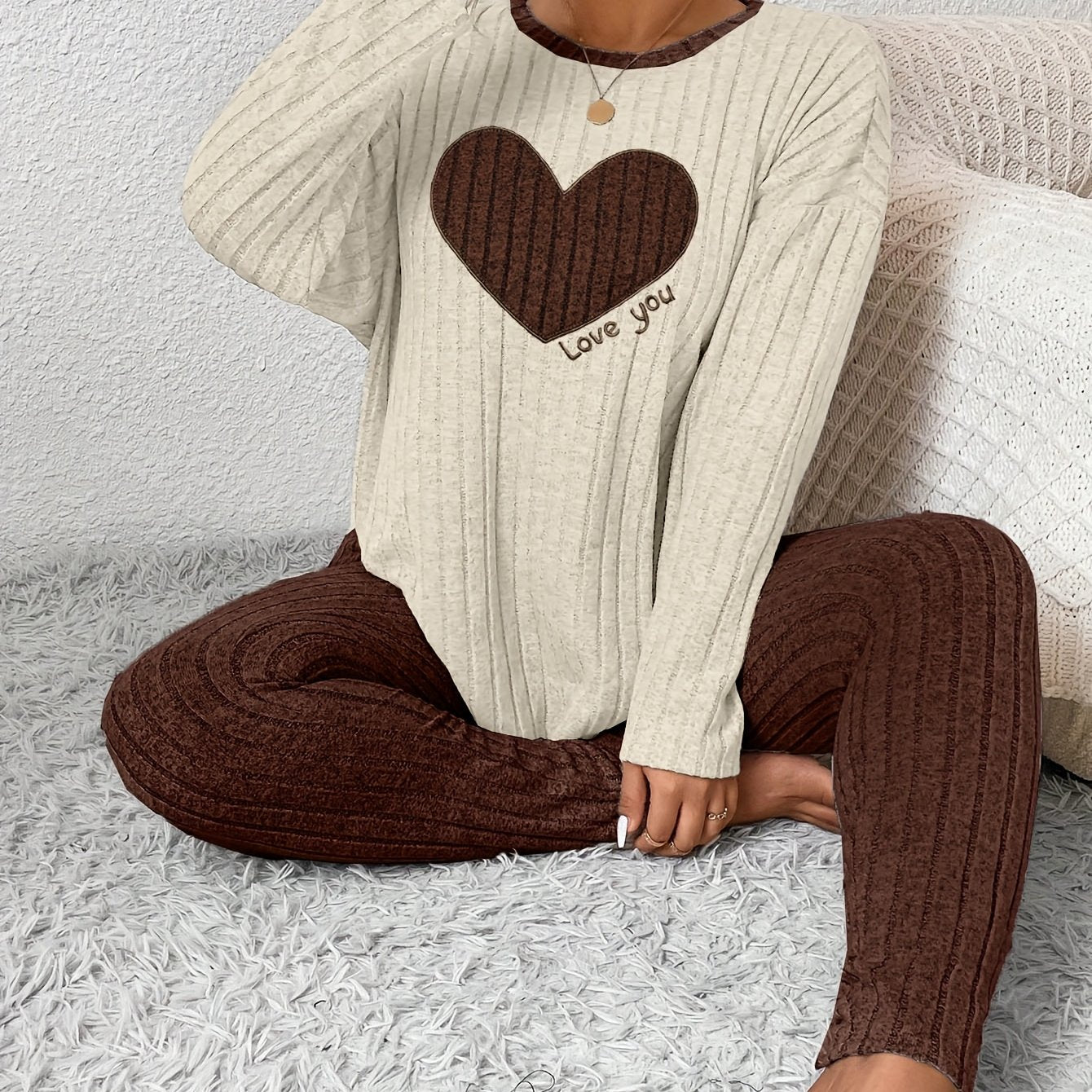 Javelle - Ensemble Loungewear Cœur Confort Relax