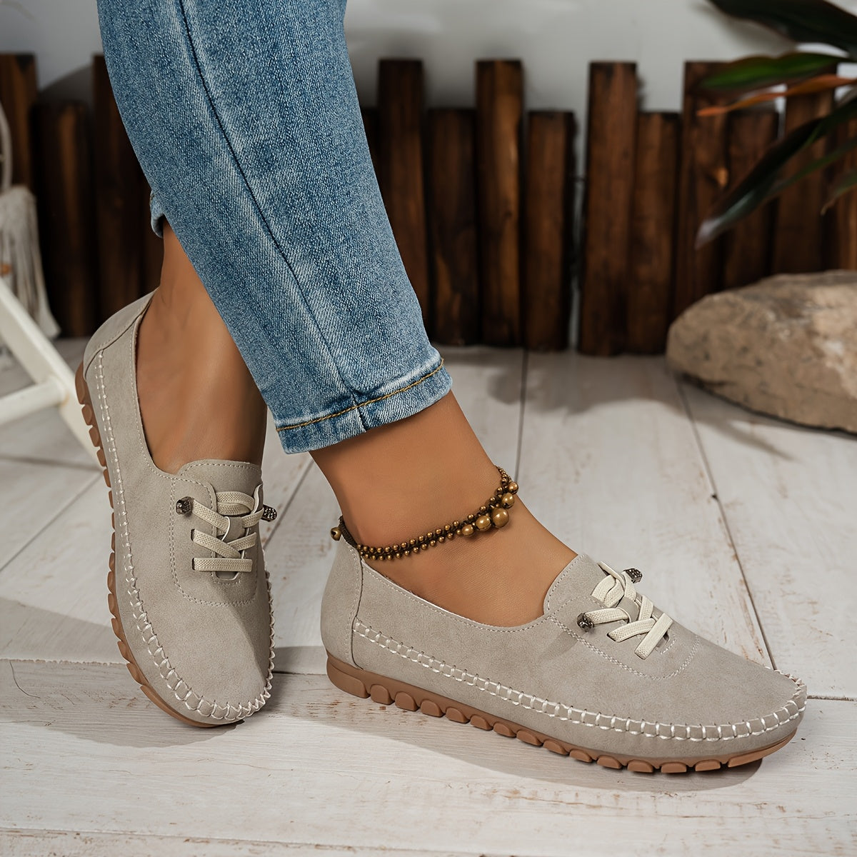 Heliara - Mocassins Flexibles à Soutien Confort Total
