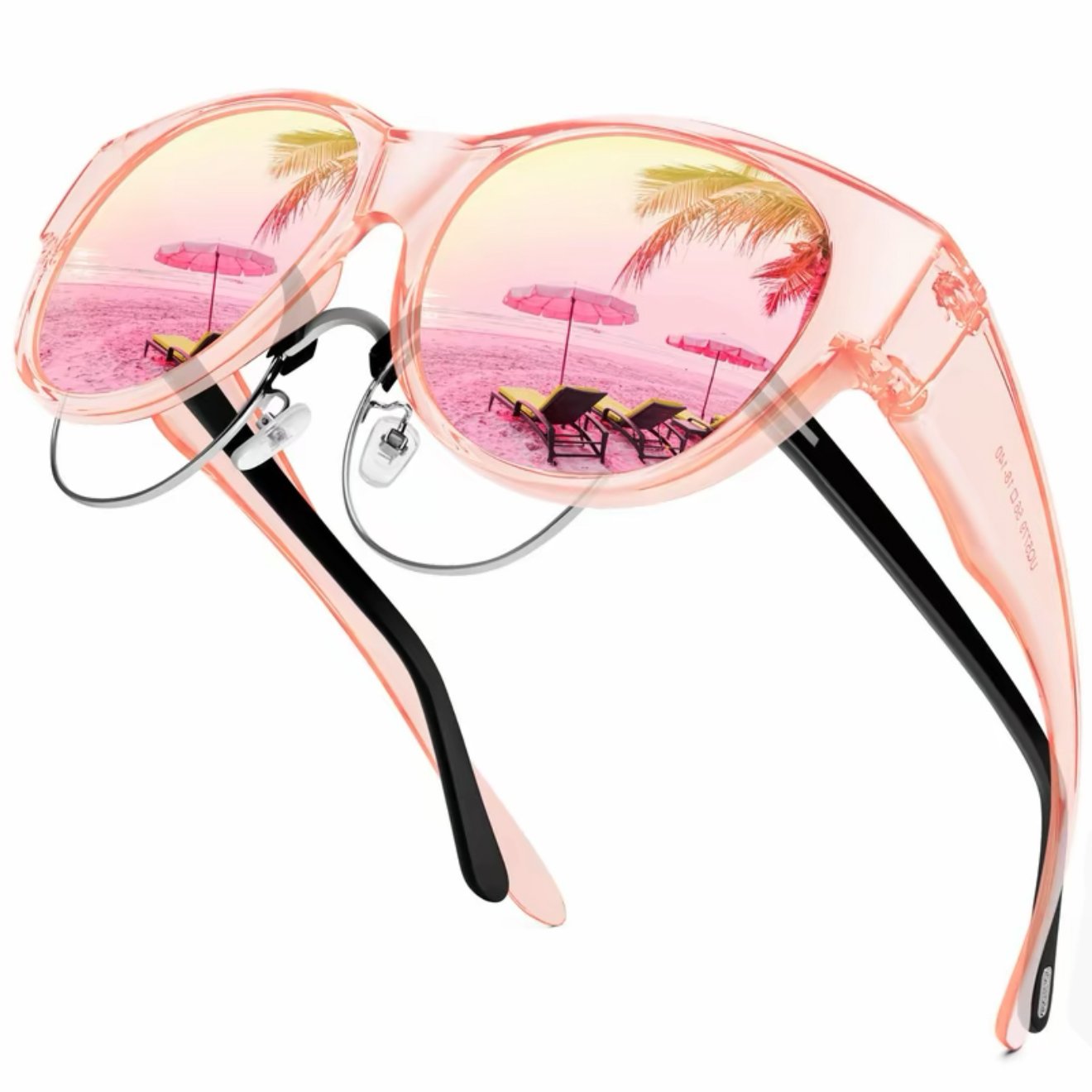 Dovrya - Lunettes soleil femme cat eye polarisées UV400 style chic