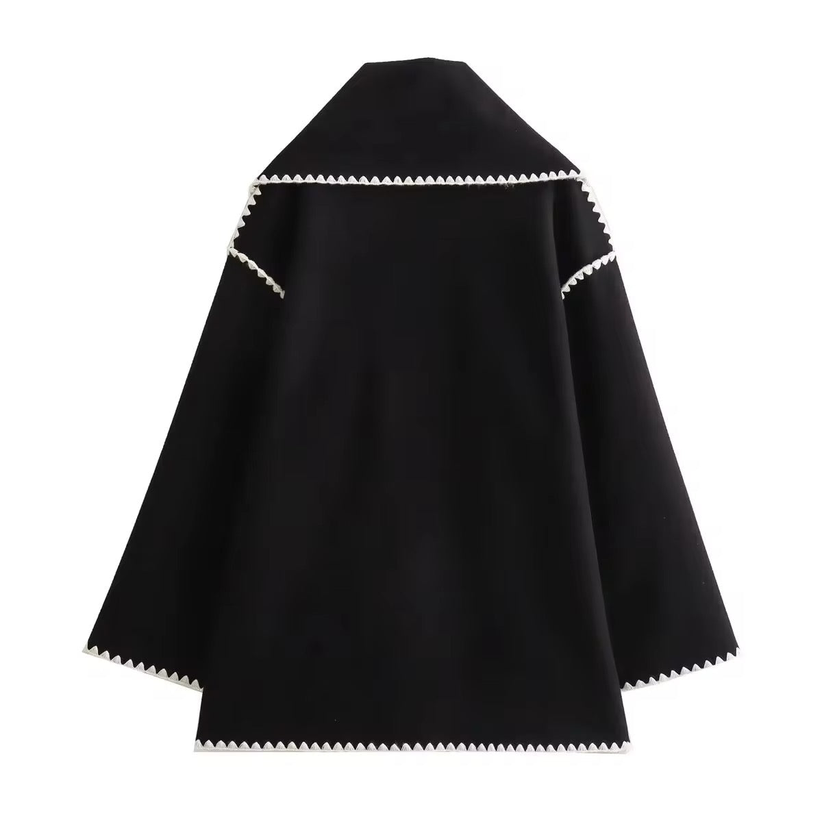 Antoinette - Manteau Élégant avec Col Rond et Poches