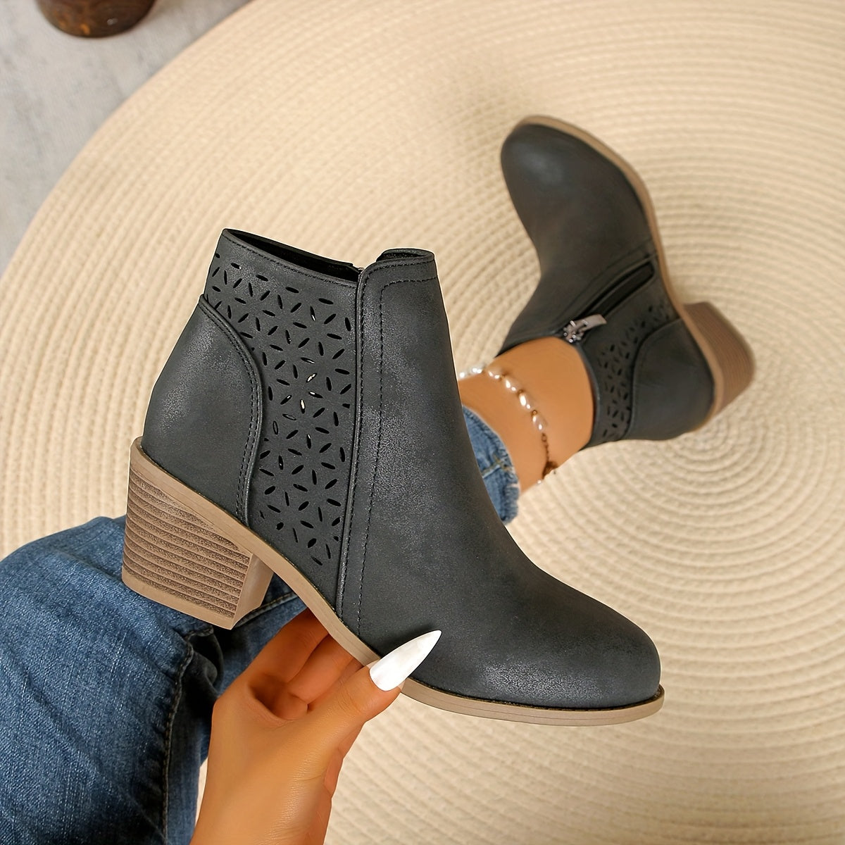 Cyenna - Bottines Confort Femme au Style Élégant